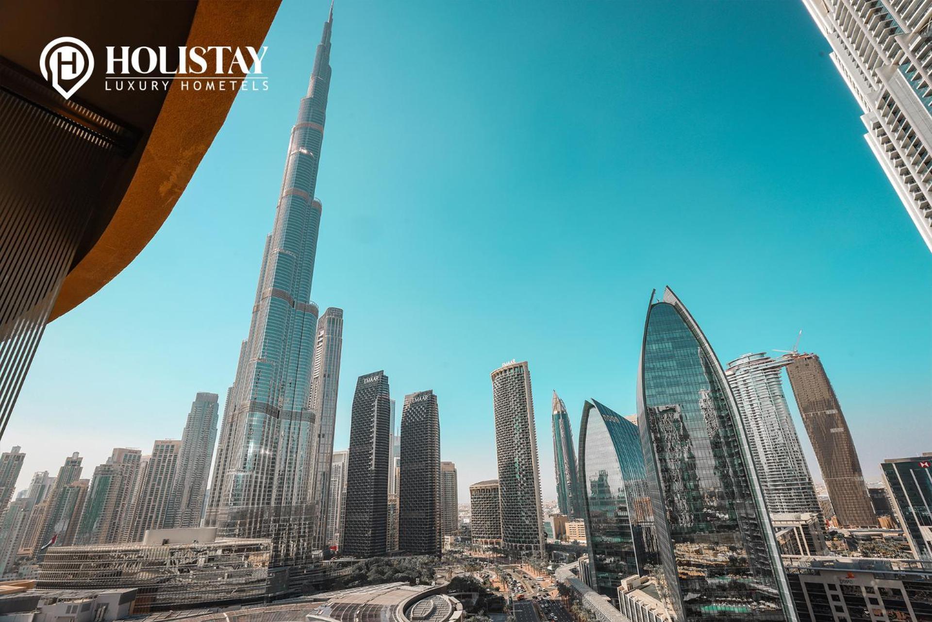 Holistay Luxury Homes - Burj Khalifa View - Direct Access Dubai Mall Екстериор снимка