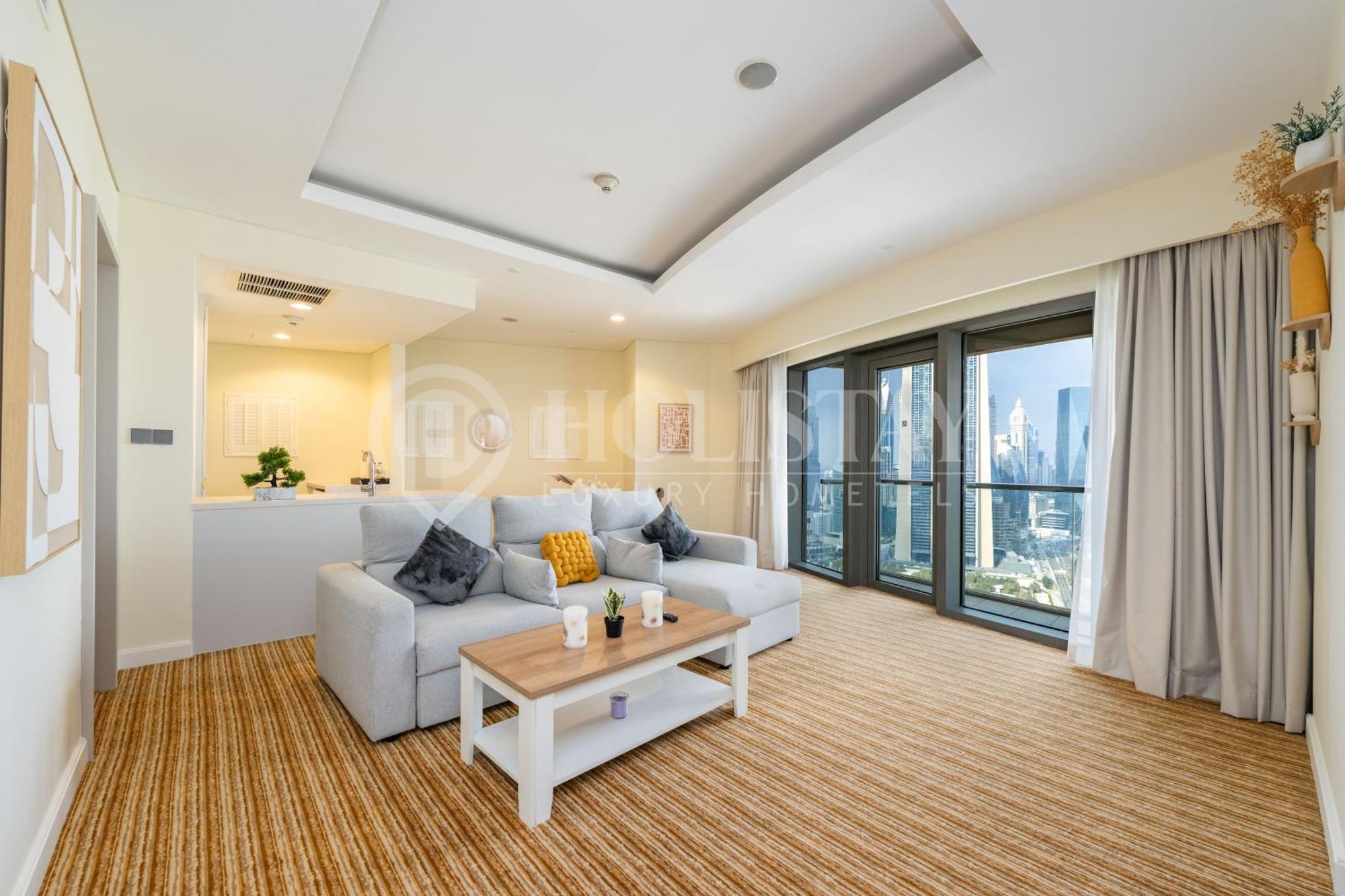 Holistay Luxury Homes - Burj Khalifa View - Direct Access Dubai Mall Екстериор снимка
