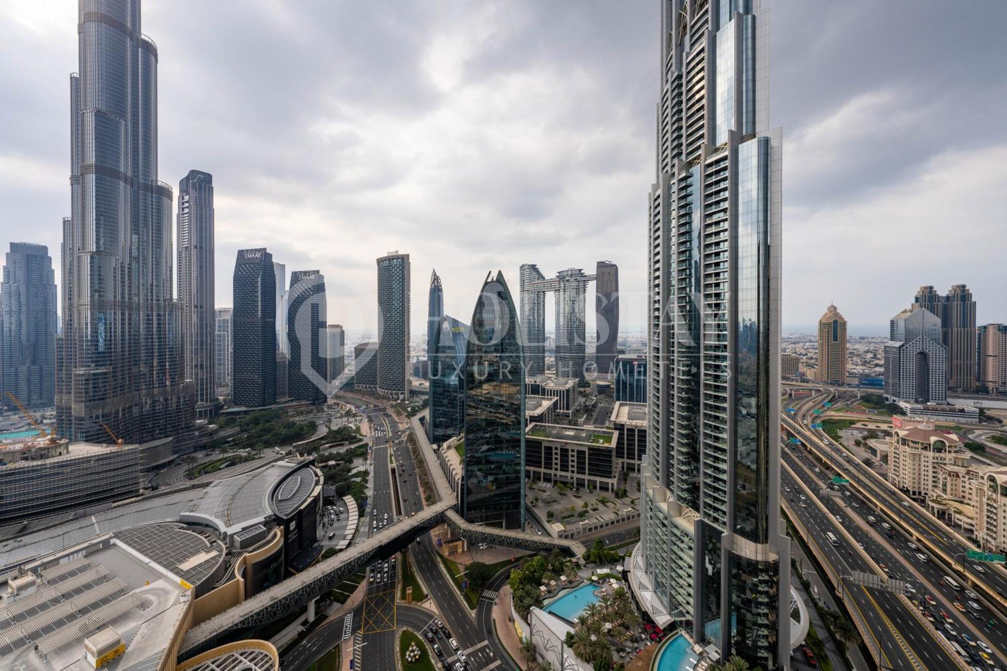 Holistay Luxury Homes - Burj Khalifa View - Direct Access Dubai Mall Екстериор снимка